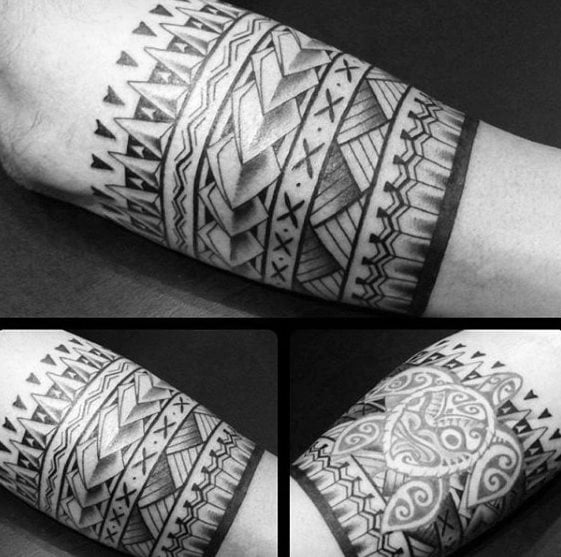 tatouage bracelet tribal 15