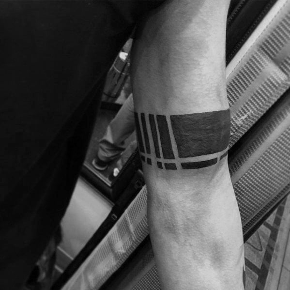 tatouage bracelet tribal 99