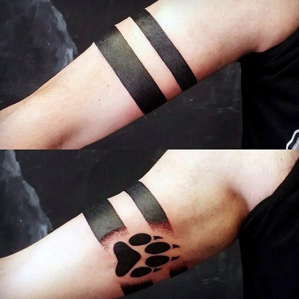 tatouage griffe empreintes loup 10