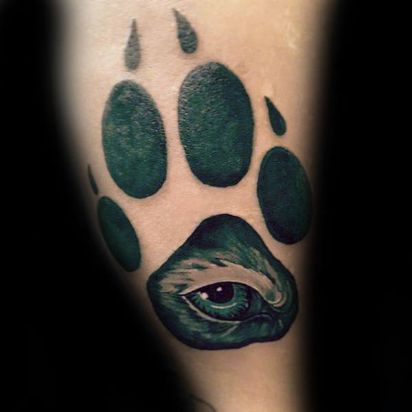 tatouage griffe empreintes loup 97