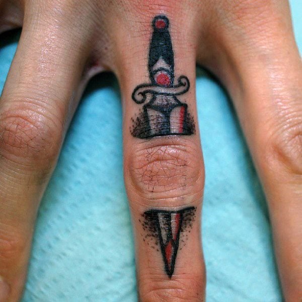 tatouage jointures des doigts 37