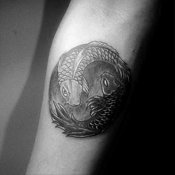 tatouage poissons koi yin yang 66