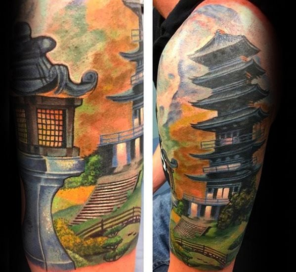 tatouage temple japonais 89