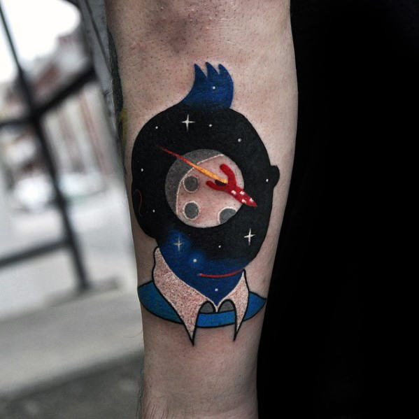 tatouage vaisseau spatial 62
