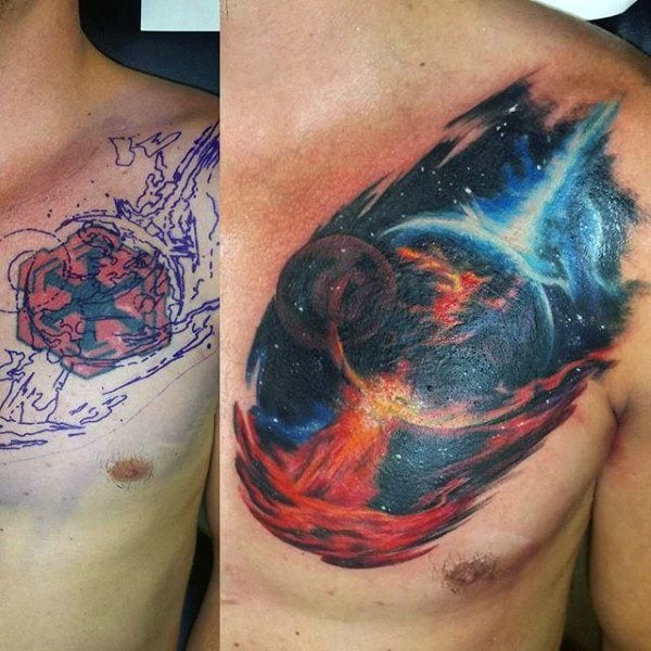 tatouage astronomie 123