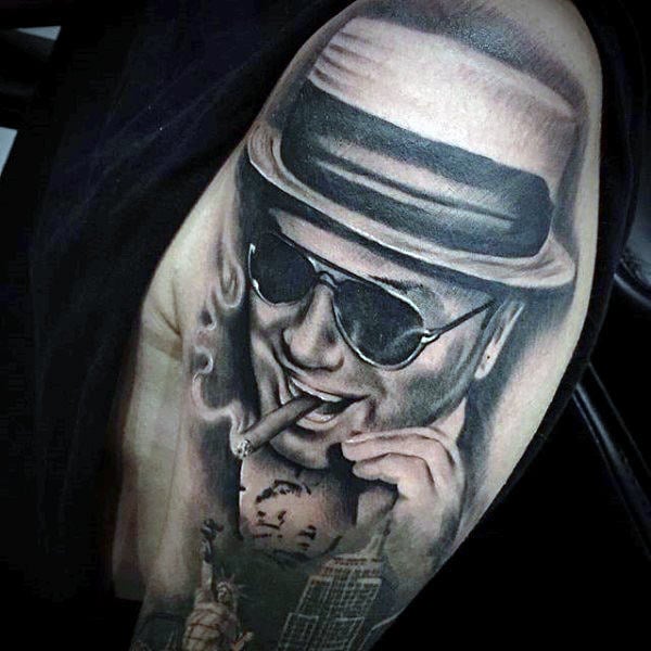 tatouage gangster 13
