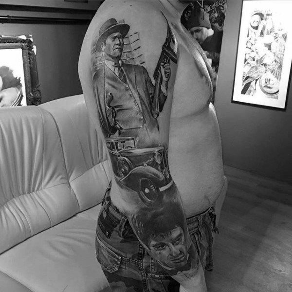tatouage gangster 43