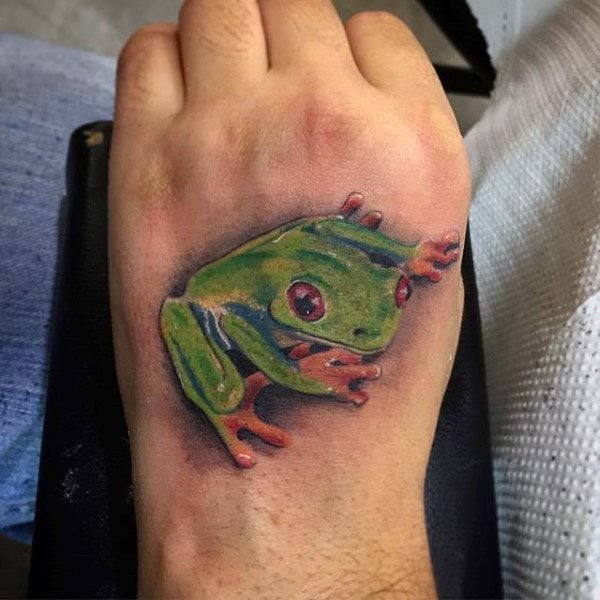 tatouage grenouille 01