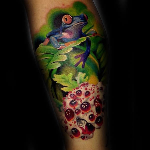 tatouage grenouille 112