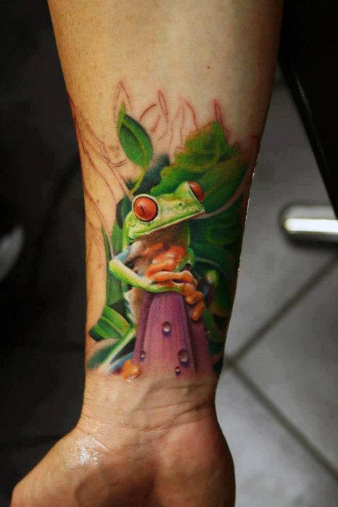tatouage grenouille 154