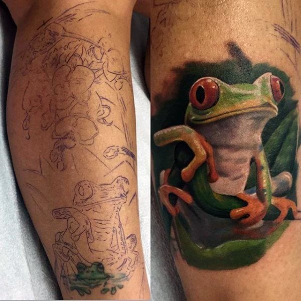 tatouage grenouille 187