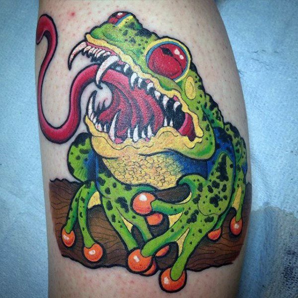 tatouage grenouille 34