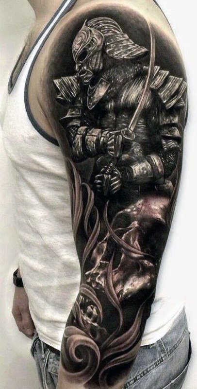 tatouage samourai 136