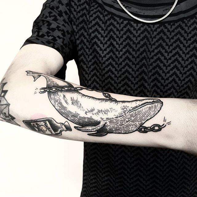 tatouage baleine 59