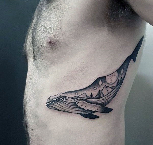tatouage baleine 95