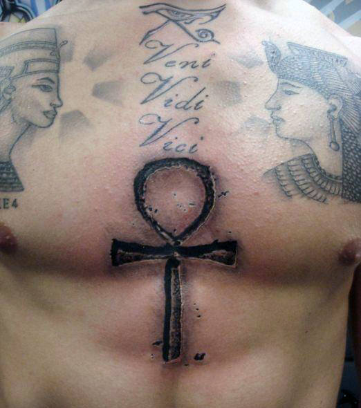 tatouage croix ankh 07