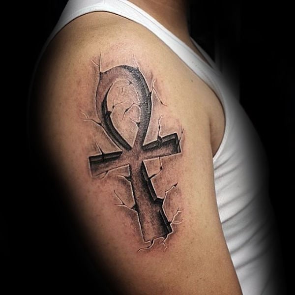 tatouage croix ankh 13