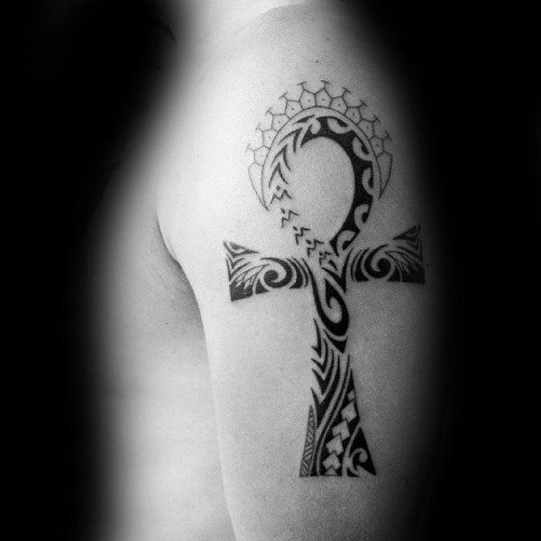 tatouage croix ankh 23