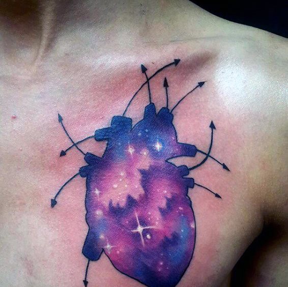 tatouage espace sideral 37