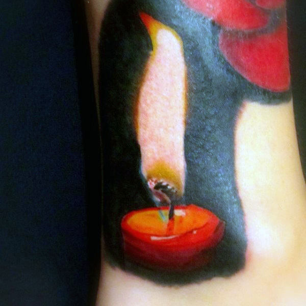tatouage flammes feu 113