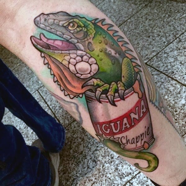 tatouage iguane 67