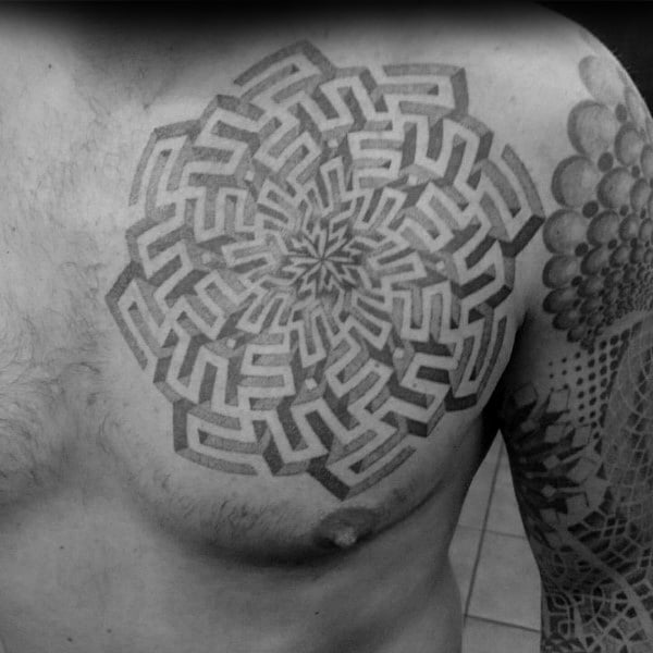 tatouage labyrinthe 121
