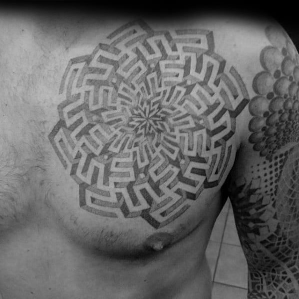 tatouage labyrinthe 71