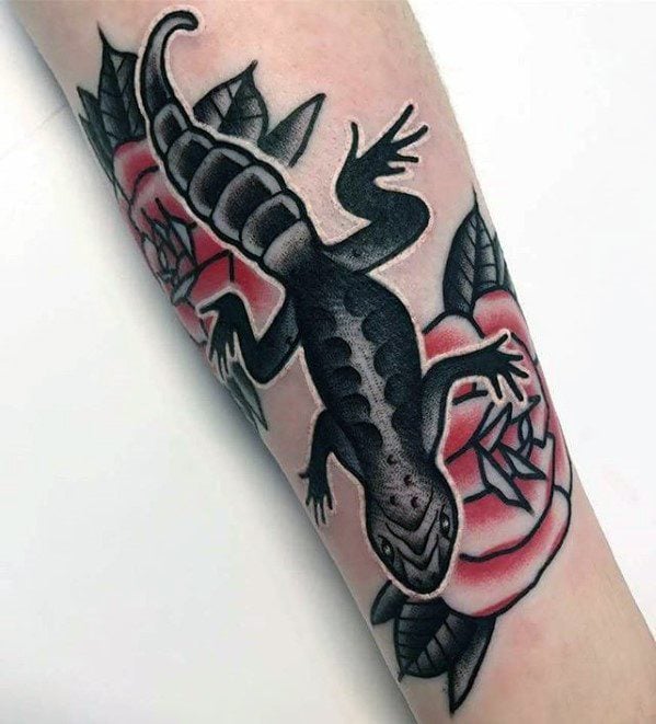 tatouage lezard gecko 21
