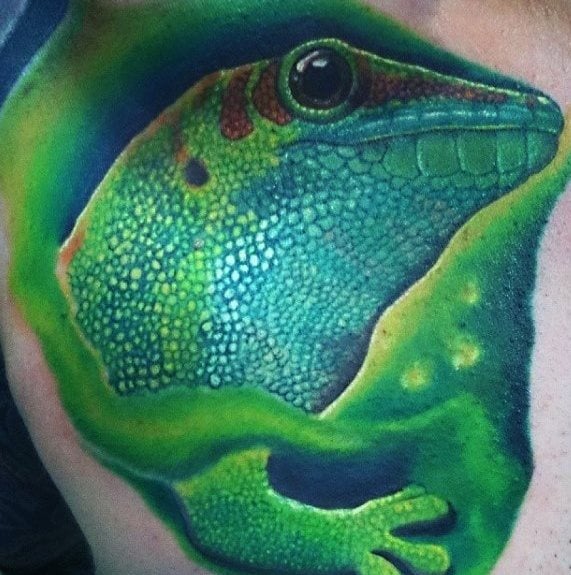tatouage lezard gecko 25