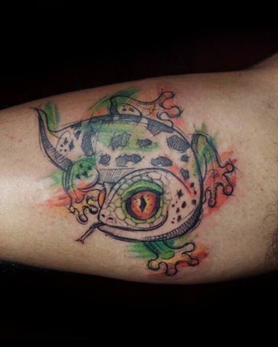 tatouage lezard gecko 27