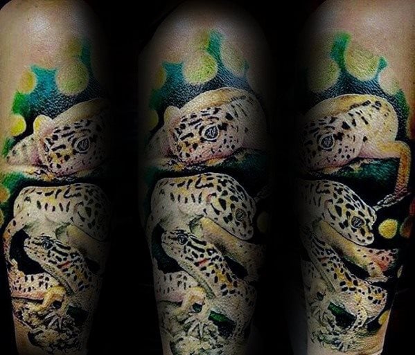 tatouage lezard gecko 35