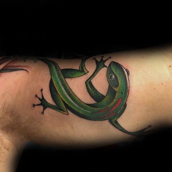 tatouage lezard gecko 63