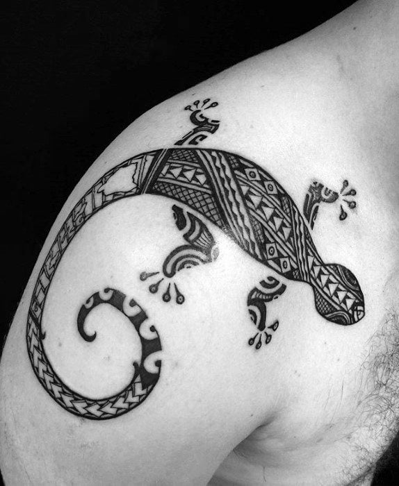 tatouage lezard gecko 65