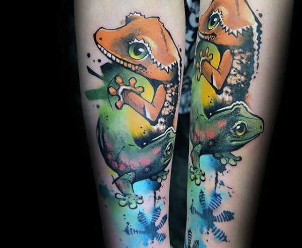 tatouage lezard gecko 67