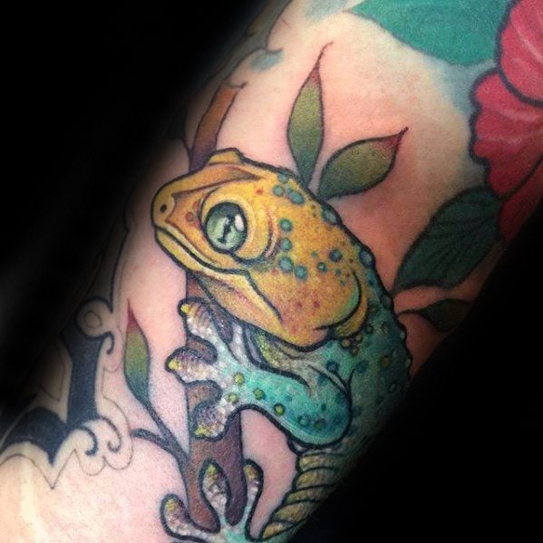 tatouage lezard gecko 71