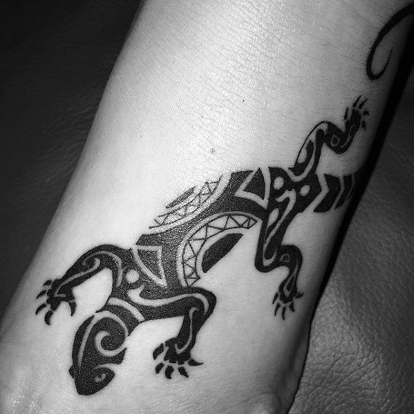 tatouage lezard gecko 81