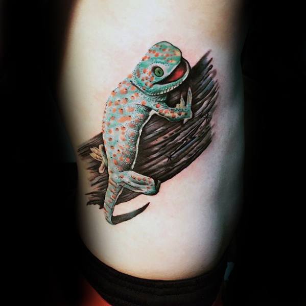 tatouage lezard gecko 87