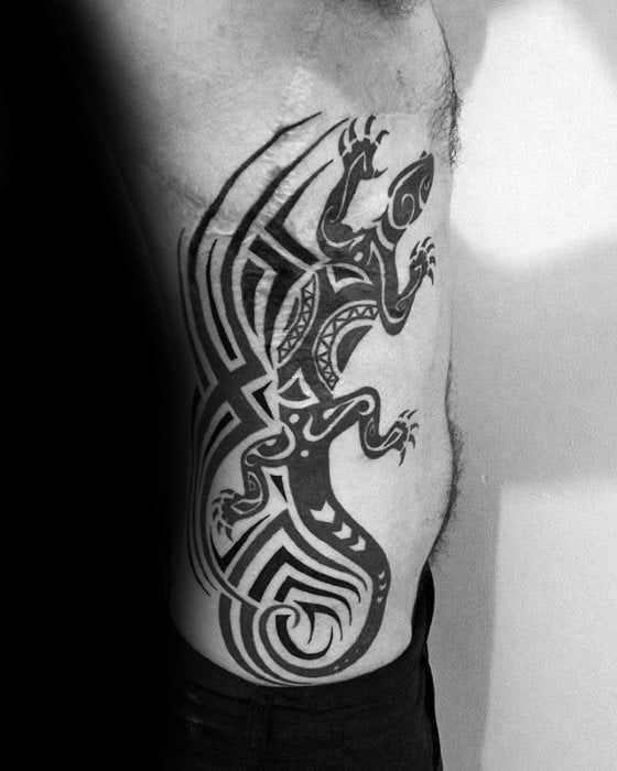 tatouage lezard gecko 93