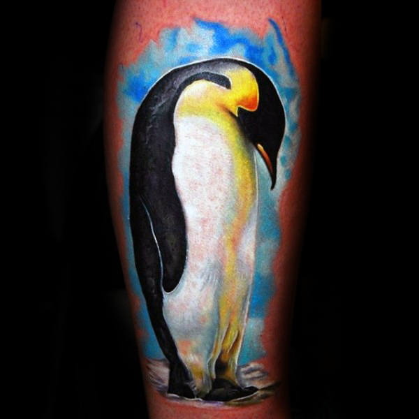 tatouage pingouin 91