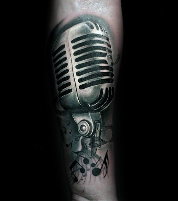 tatouage note de musique 131