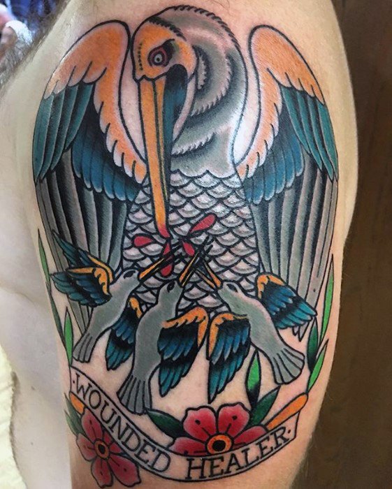 tatouage pelican 19