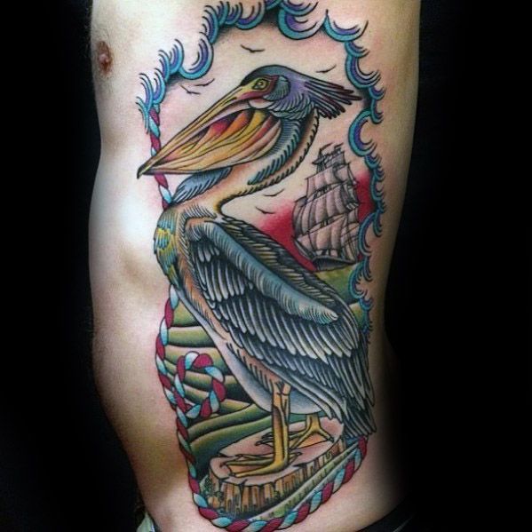 tatouage pelican 59