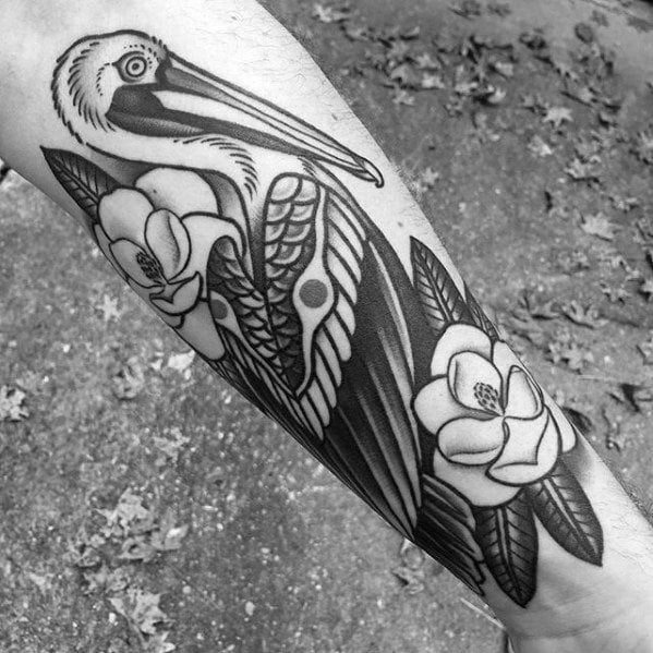 tatouage pelican 69