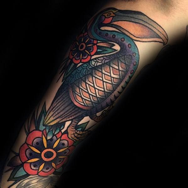 tatouage pelican 85