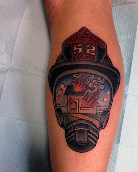 tatouage pompier 17