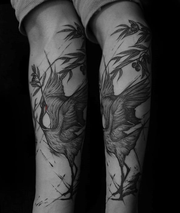 tatouage olivier arbre 13