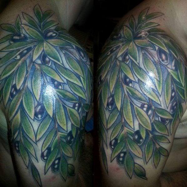 tatouage olivier arbre 19