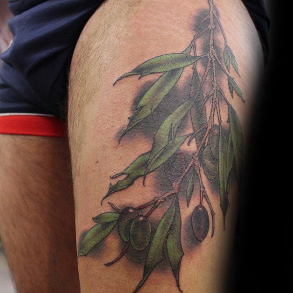 tatouage olivier arbre 25