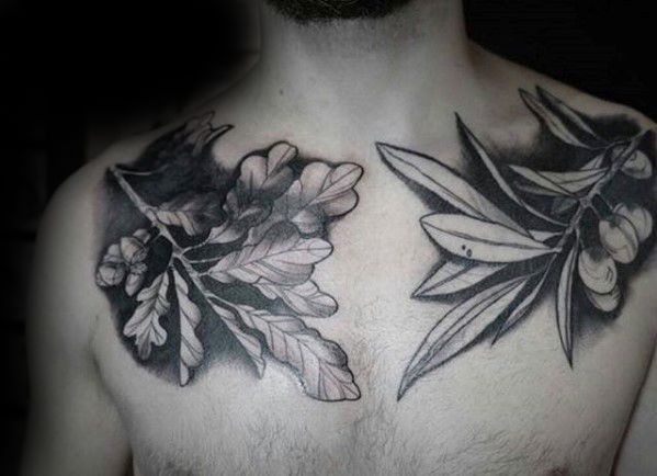 tatouage olivier arbre 39