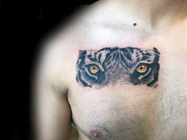 tatouage yeux de tigre 19
